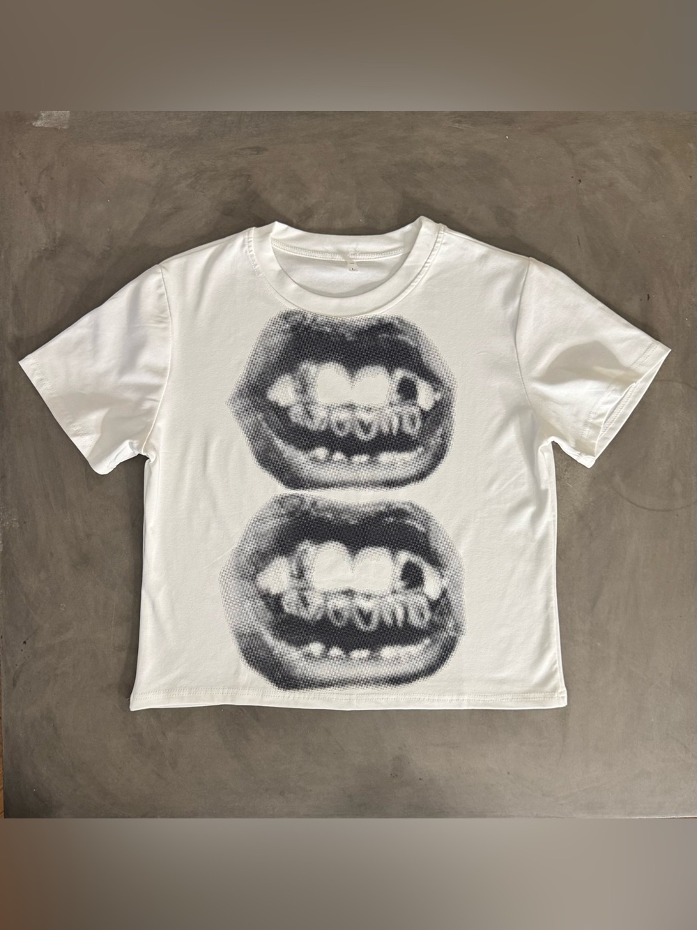 Grills Graphic White Tee || 19” PTP - Picture 2 of 3